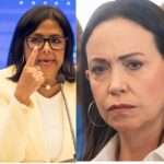 Delcy Rodríguez acusa a María Corina Machado de propiciar “planes extremistas” contra Maduro