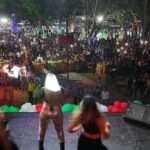 Celebrado gran encendido navideño en la Plaza Bolívar de El Manteco en Bolívar