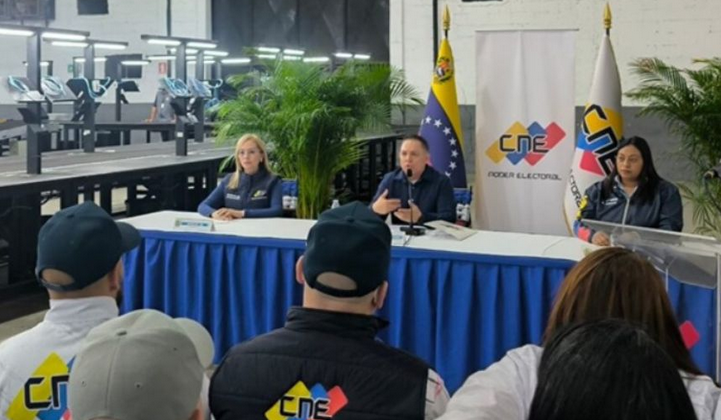 CNE: El 100 % del material electoral está desplegado en Venezuela para el próximo #25May