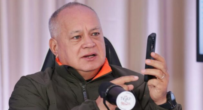 Diosdado Cabello denuncia supuestos planes terroristas y confirma detención de académico por vínculos con EE. UU.