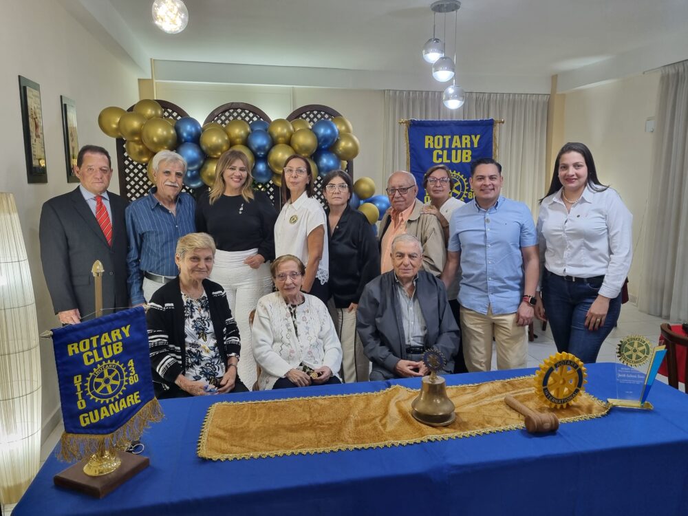 Edgar Quero asumió la presidencia del Rotary Guanare para el período 2025-2026