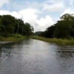 Habitantes de Santa Elena, Las Marías, Caño Delgadito piden al Gobierno Regional granzon para recuperar carreteras dañadas por la inundación 
