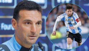 Scaloni llora al hablar del último partido oficial de Messi en Argentina: será titular ante Venezuela