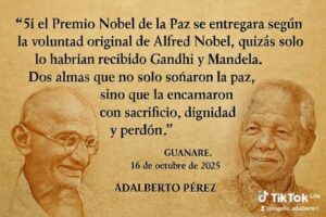 EDITORIAL: LA PAZ QUE NO SE PREMIO: Gandhi y el Silencio del Nobel