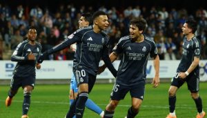 Mbappé y Lunin salvan al Real Madrid en la Copa del Rey tras vencer al Talavera