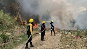 Controlado voraz incendio en el vertedero de Guanare: Un detenido por presunta provocación del fuego