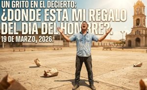 EDITORIAL: UN GRITO EN EL DECIERTO: ¿ DONDE ESTA MI REGALO DEL DIA DEL HOMBRE?.