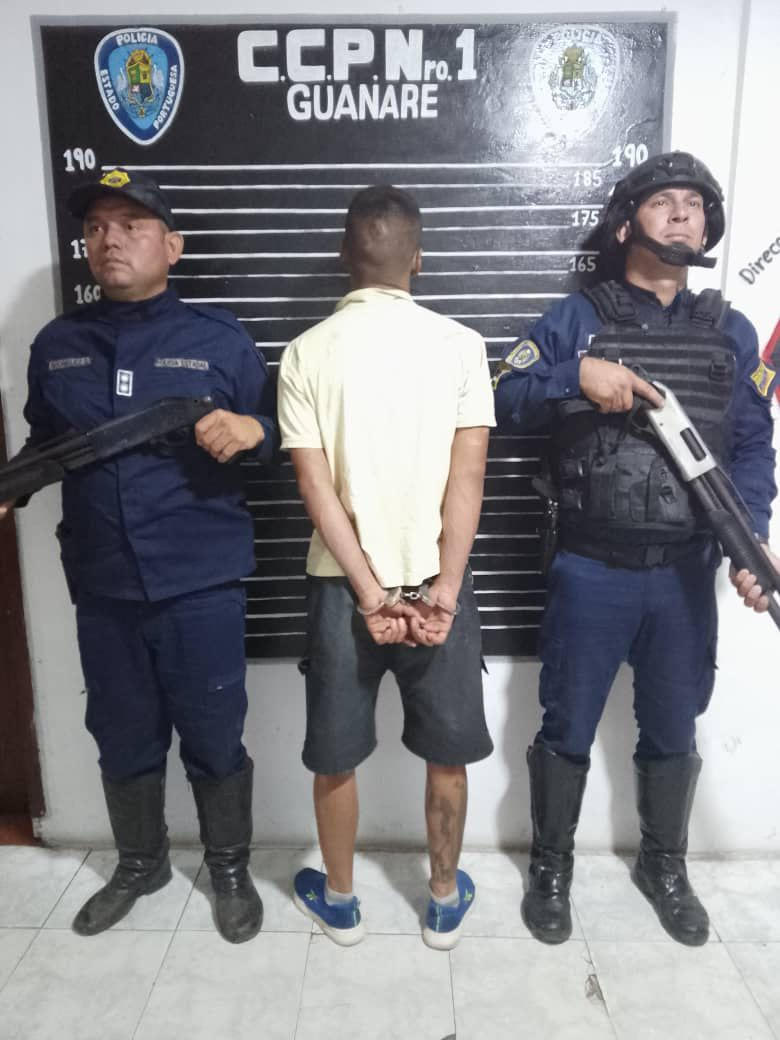 Capturado sujeto en Guanare tras agredir a su expareja y protagonizar persecución policial